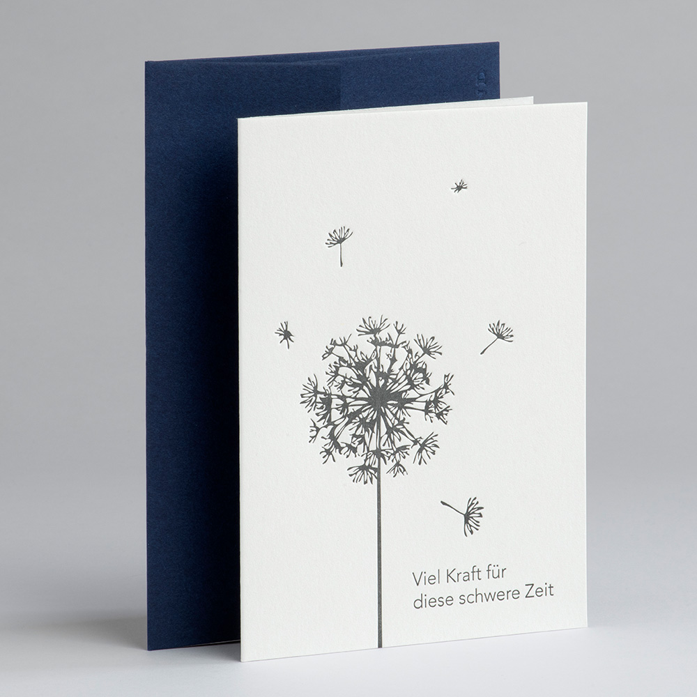 Greeting card Occasions - Pusteblume - Trauer