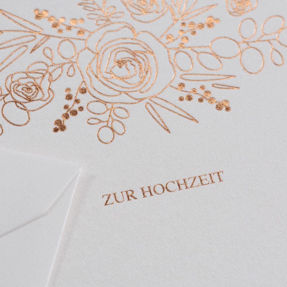 Greeting card Occasions - Blumen - Zur Hochzeit