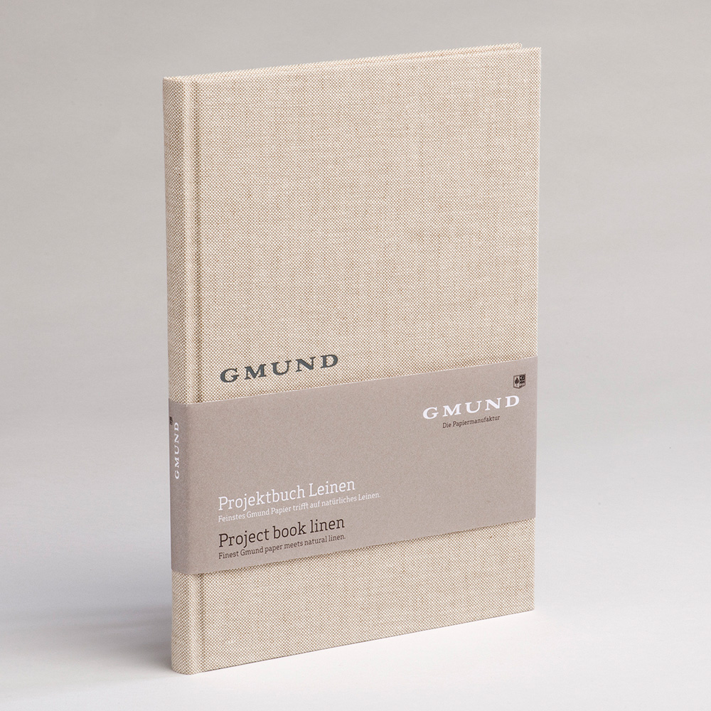 Gmund Project book linen - Midi+ pure
