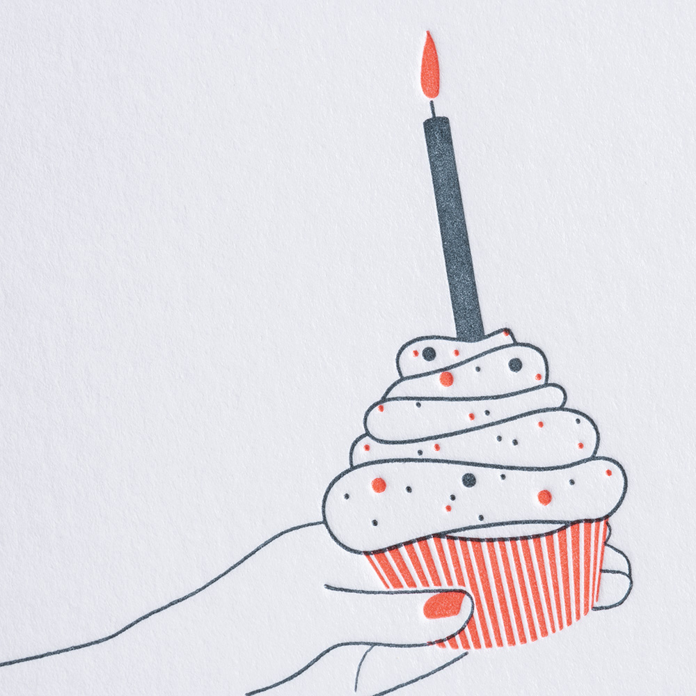 Greeting Card Letterpress² - Happy Birthday