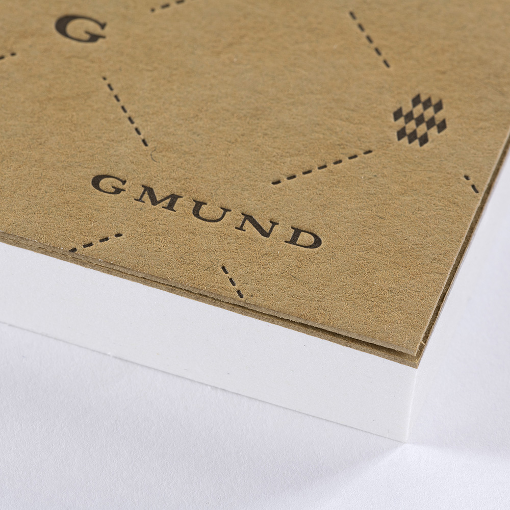 Gmund "Craftsman" Pad  landscape format" - Soft brown