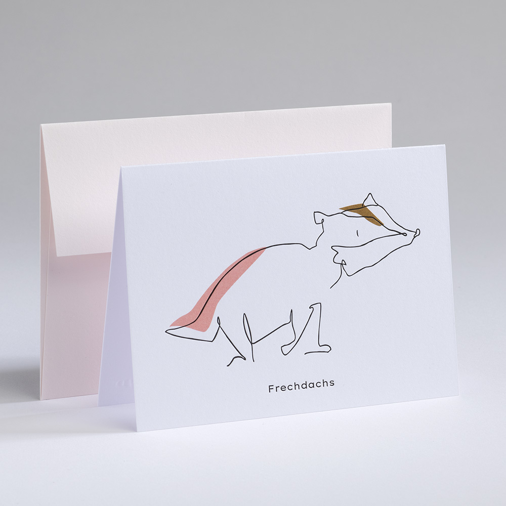 Greeting Card CharakTiere - Frechdachs