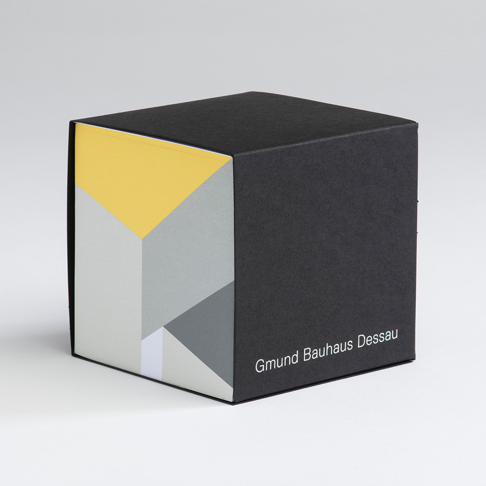 Gmund Bauhaus Dessau Cube - Gelb