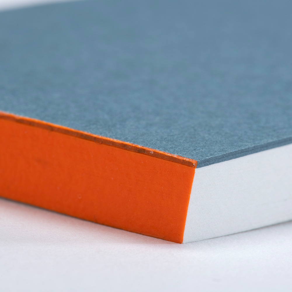 Letterpress Weekly Planner - Neon orange/blue