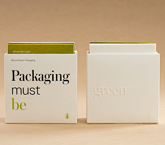 Bei Gmund Papier muss auch Verpackung ökologisch sein
