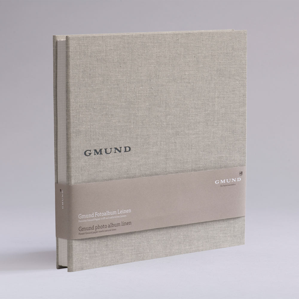 Gmund photo album linen - shade - 30x30