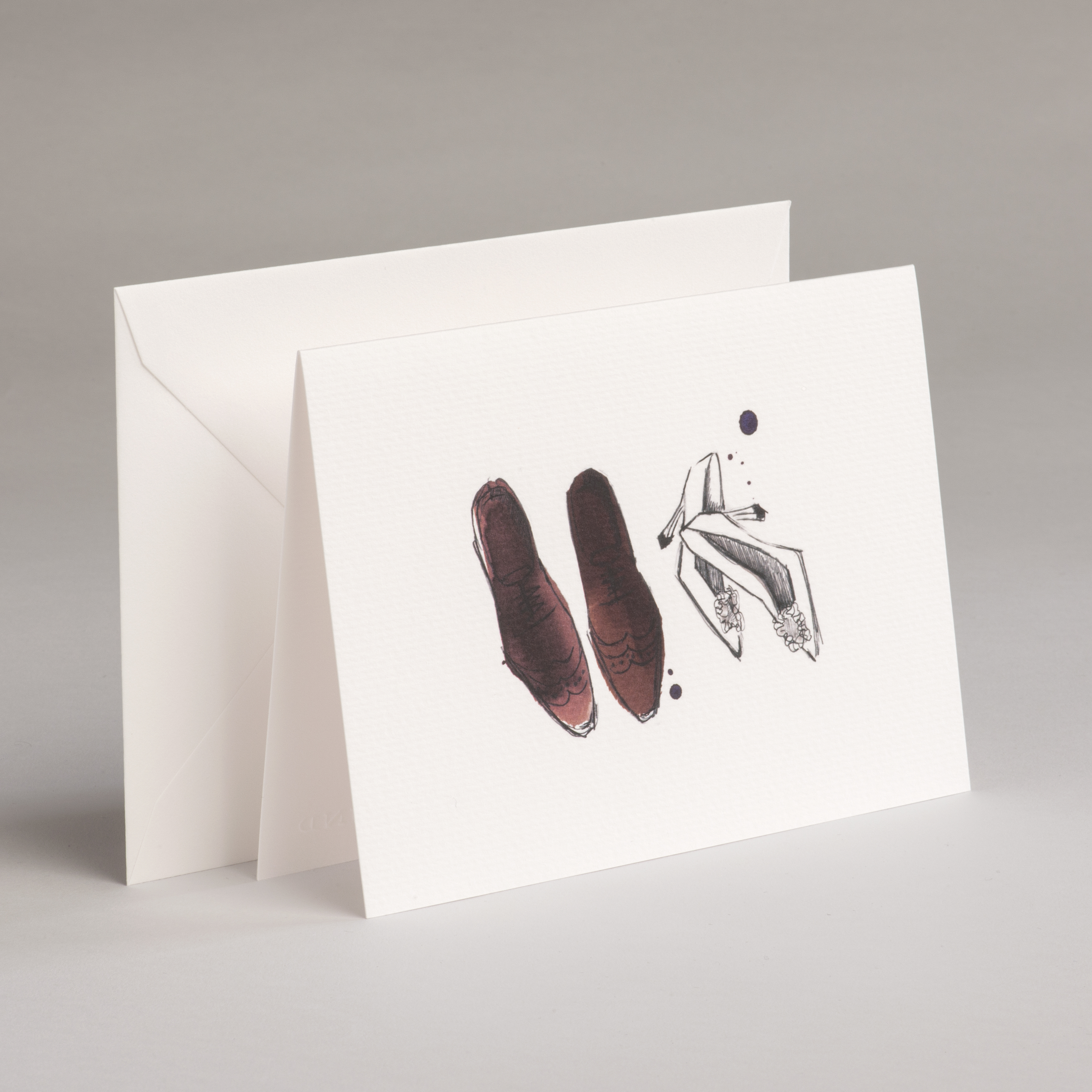 Greeting Card Illustration - Shoes