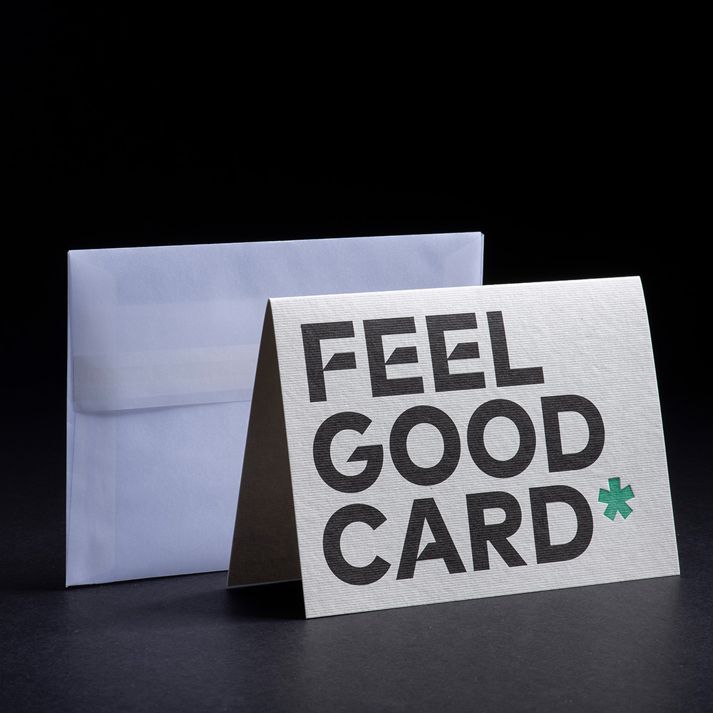 Greeting Card Hemp - FEEL GOOD CARD