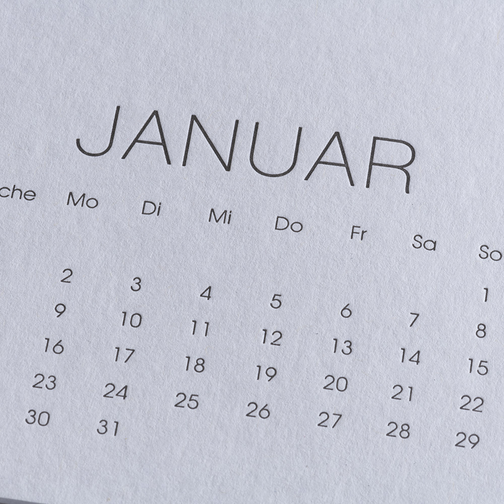 Gmund DIY Calendar 2023 - Four Seasons