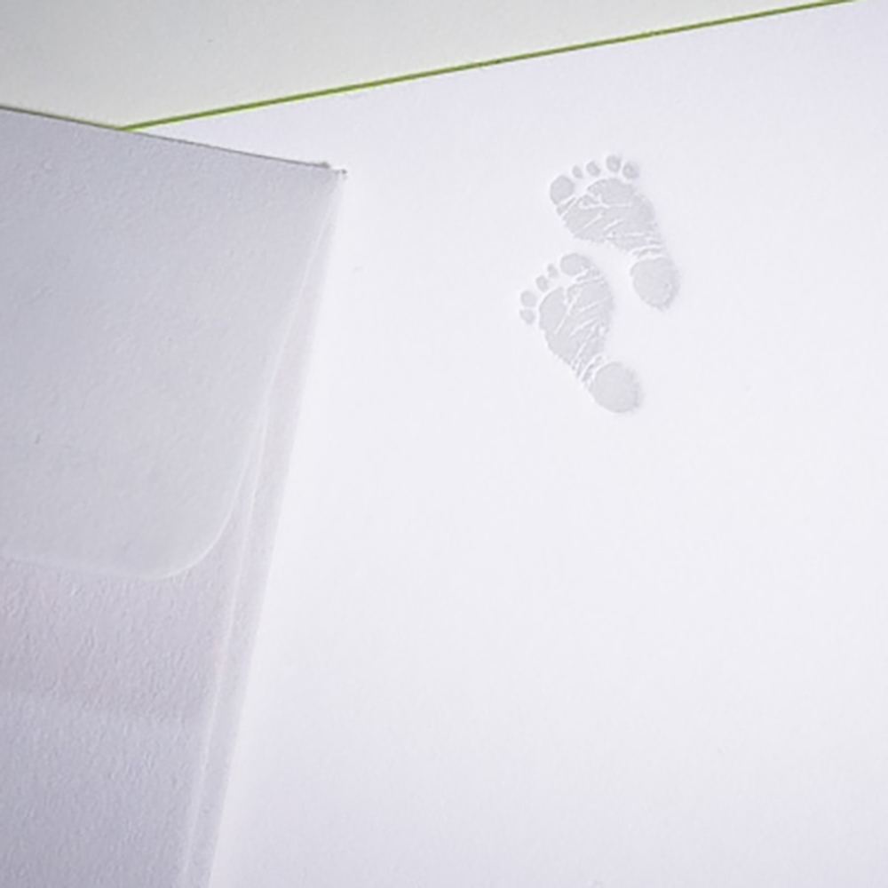 Greeting Card Icon - Baby Fußabdruck