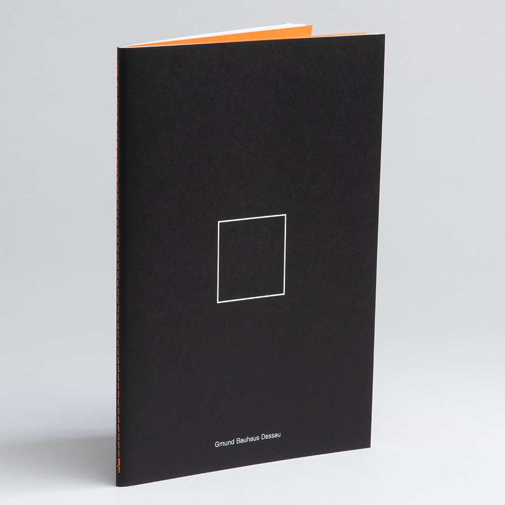 Gmund Bauhaus Dessau note pad - Quadrat/Orange