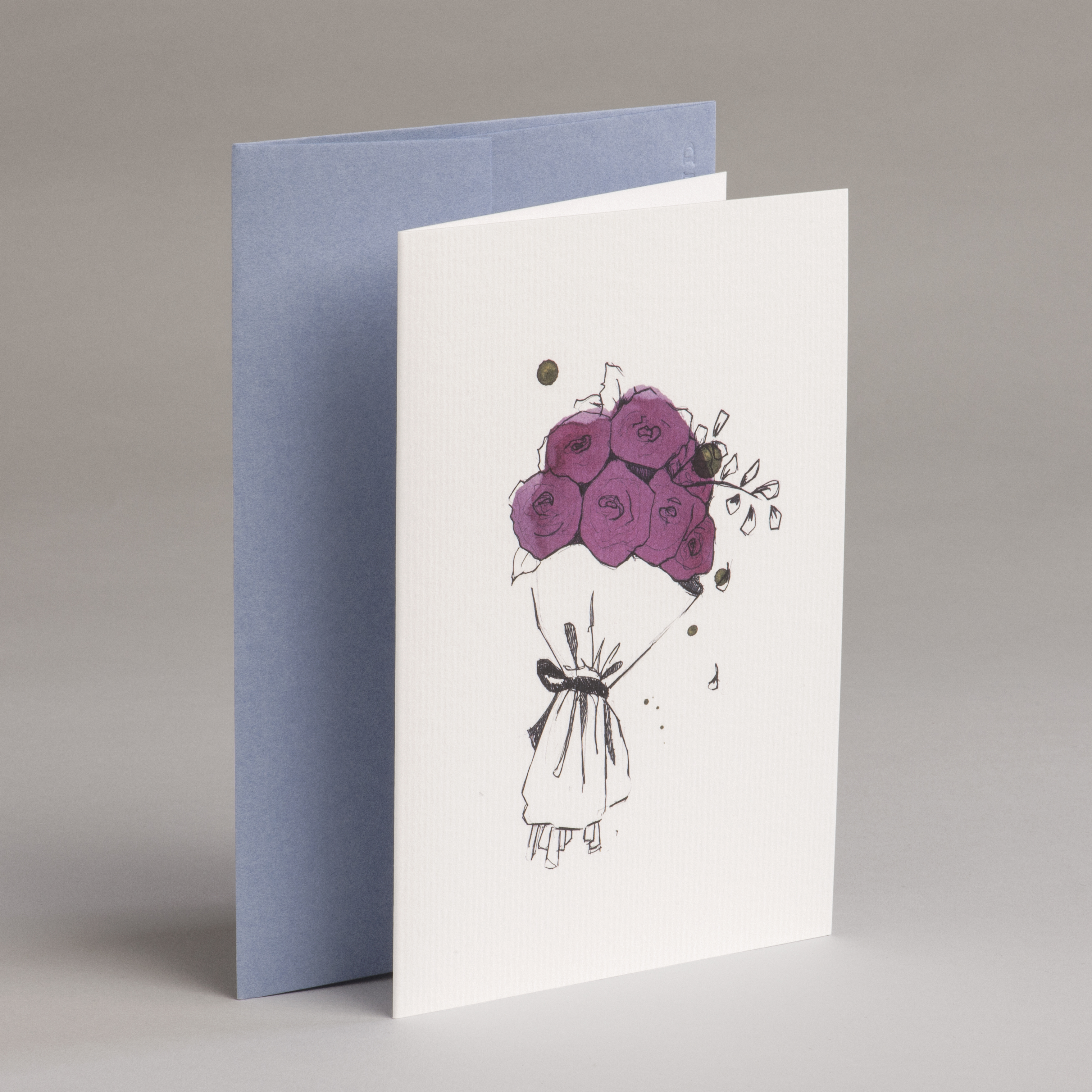 Greeting Card Illustration - Flowers