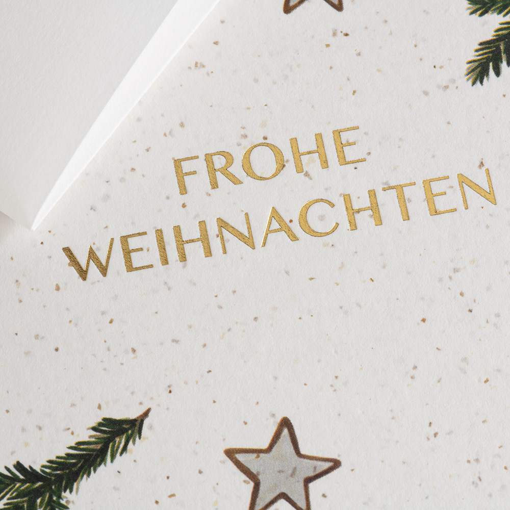 Christmas Card Christmas Mood - Frohe Weihnachten - Bier Papier
