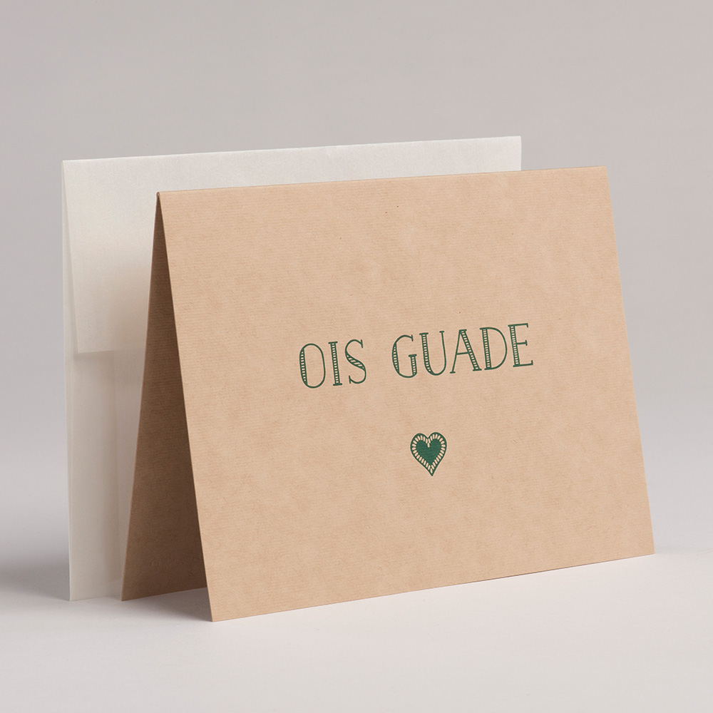 Greeting card Bavaria - Ois Guade